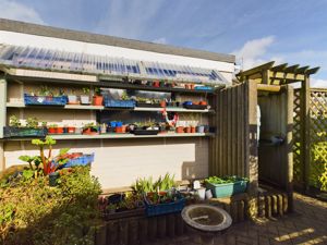 Vegetable/potting area- click for photo gallery